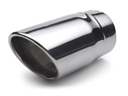 Stainless Steel Dual Wall, Angle Cut Exhaust Tip