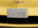 Front License Plate Holder - Velocity Yellow