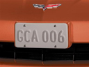 Front License Plate Holder - Inferno Orange