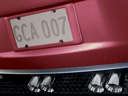 Rear License Plate Holder - Crystal Red