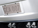 Rear License Plate Holder - Artic White